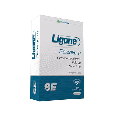 Ligone Selenium 60 Capsules - High-Quality Dietary Supplement for Immune System Support