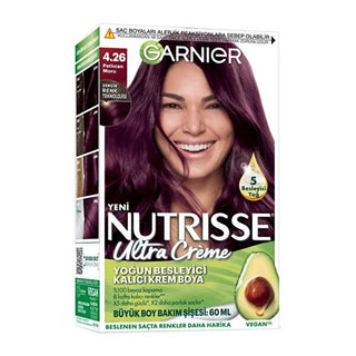 Garnier Nutrisse Nourishing Permanent Hair Dye - Vegan, Cruelty-Free, 100% White Hair Coverage Garnier Nutrisse Nourishing Hair Dye - Vegan & Long-Lasting hair dye, permanent hair color, nourishing hair dye, vegan hair dye, cruelty-free hair dye, Garnier Nutrisse, at-home hair coloring, white hair coverage, long-lasting hair color, nourishing oils, avocado oil, olive oil, coconut oil, argan oil, shea oil