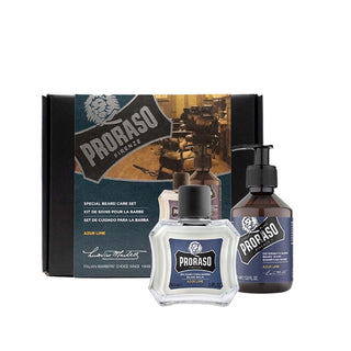 Proraso Azure Lime Duo Beard Balm and Shampoo for Men - 2-in-1 Beard Care for Grooming and Hygiene Proraso Azure Lime Duo Beard Care - 2-in-1 Balm & Shampoo Beard Balm, Beard Shampoo, Proraso, Azure Lime Beard Care, Duo Beard Products, Men's Grooming, Beard Care Routine, Grooming Essentials, Personal Care, Men's Hygiene, Beard Care Products, Natural Ingredients, Quality Beard Care