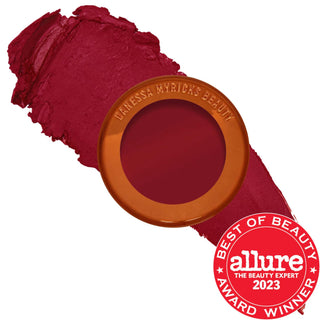 Yummy Skin Blurring Balm Powder Flushed - Vegan, Cruelty-Free Makeup Powder for Cheeks & Lips with Matte Finish Vegan Makeup Powder for Cheeks & Lips - Matte Finish | Yummy Skin makeup powder, cheek and lip color, matte finish makeup, buildable makeup formula, natural ingredients makeup, vegan cosmetics, cruelty-free beauty products, gluten-free makeup, clean beauty, upsalite technology, soft matte finish, multi-purpose makeup, long-lasting makeup, blurring effect, smoothing effect, eco-friendly packaging, 