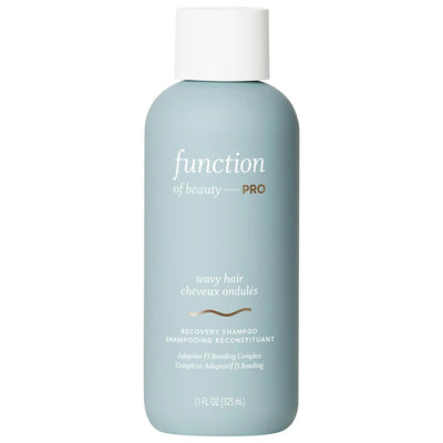 Function of Beauty Recovery Collection: Wavy, Damaged Hair Shampoo & Conditioner Set - Boost Shine, Repair Breakage, Veg