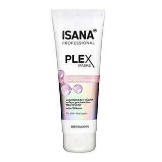 Isana Professional Plex Maske - Vegan Hair Mask for Nourishment & Repair - 4.23 fl oz Isana Professional Plex Maske - Vegan Hair Mask for Nourishment Hair mask, Vegan hair care, Phytoprotein complex, Dermatologically tested, Hair nourishment, Hair repair, Vegan products, Hair care, Natural hair care, Cruelty-free, Plant-based hair care, Hair breakage reduction, Smooth hair, Manageable hair