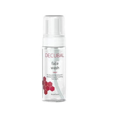 Decubal Sensitive Skin Face Wash - Gentle Cleansing Foam for Dry Skin, 5.07 fl oz
