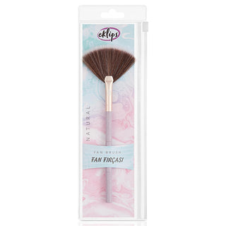 Eklips Natural Fan Brush: Achieve Flawless Highlights, Bronzer & Blush - Soft, Precise Makeup Application for a Radiant Look Eklips Fan Brush: Precise Highlighter, Bronzer & Blush Application fan brush, makeup brush, highlighter brush, bronzer brush, blush brush, natural makeup brush, makeup application tool, makeup, cosmetics, beauty, natural bristles, soft bristles, precise application, highlighting, bronzing, blush, powder removal, makeup enthusiast, natural look, efficient application, makeup tools, cos
