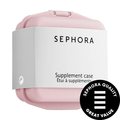 Mini Supplement Case: Travel-Friendly Vitamin Organizer - Daily Pill Container, Portable Supplement Storage for Organize