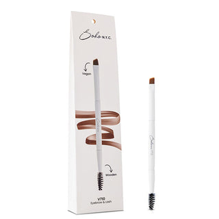 Soho N.Y.C. Vegan Eyebrow & Eyelash Brush: Define & Shape with Dual-Sided, Cruelty-Free Makeup Brush - Perfect for Gels, Powders, Creams Soho N.Y.C. Vegan Makeup Brush: Define Brows & Lashes eyebrow brush, eyelash brush, vegan makeup brush, dual-sided makeup brush, cruelty-free makeup brush, makeup brush for shaping eyebrows, makeup brush for defining eyelashes, Soho N.Y.C. makeup brush, synthetic makeup brush, eco-friendly makeup brush, makeup brush, brow brush, lash brush, vegan brush, dual-ended brush, c