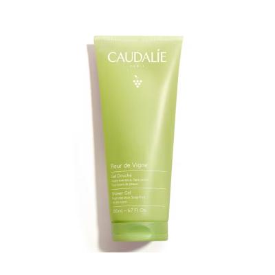 Caudalie Fleur De Vigne Shower Gel: Vegan, Soap-Free, Fragrant, Gentle Skin Cleanser - Watermelon & Rose Scent (6.76 fl 