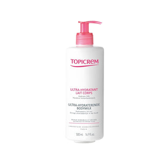 Topicrem Ultra Moisturizing Body Milk - Gentle, Non-Comedogenic Hydration for Dry Skin - 500ml