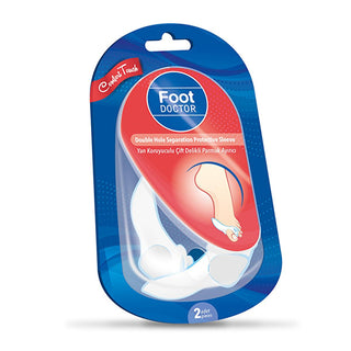 foot doctor toe separator with side protector, product demonstration of toe separator, comfort and alignment features of foot doctor Foot Doctor Toe Separator With Side Protector - Alleviates Pain & Aligns Toes | Ideal for Bunions & Hammer Toes Foot Doctor Toe Separator With Side Protector foot-doctor, toe-separator, foot-care, bunion-relief, hammer-toe, pain-relief, orthopedic-aid, toes-alignment, ai-generated, comfortable-footwear