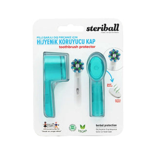 Steriball Turquoise Toothbrush Holder - Hygienic Storage for Steriball Toothbrushes, 2 Pack Steriball Turquoise Toothbrush Holder - Hygienic Storage toothbrush holder, hygienic toothbrush storage, Steriball toothbrush holder, turquoise toothbrush container, bathroom hygiene accessories, oral hygiene products, toothbrush storage, bathroom accessories, Steriball accessories, hygienic storage, toothbrush protection