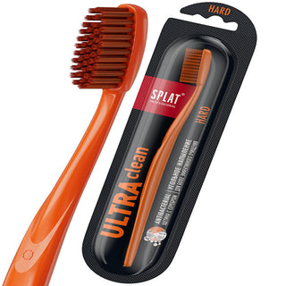 Splat Ultra Clean: Hard Bristle Toothbrush for Plaque Removal & Oral Hygiene, Silver Ion Protection Splat Ultra Clean: Hard Toothbrush for Plaque Removal hard toothbrush, plaque removal toothbrush, silver ion toothbrush, oral hygiene toothbrush, adult toothbrush, splat toothbrush, teeth cleaning brush, bacteria resistant toothbrush, manual toothbrush, plaque removal, silver ions, oral hygiene, adults, teeth cleaning, bacteria resistant, dental care, toothbrush, hard bristles, dental hygiene, clean teeth, fr
