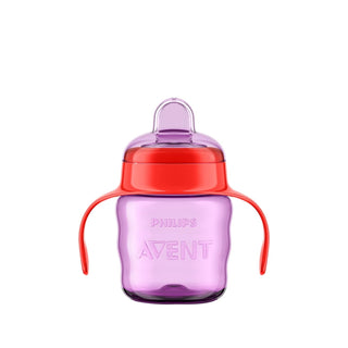 Avent Baby Training Cup, Spill-Proof, 6+ Months, 200ml - Pink Avent Baby Training Cup - Spill-Proof, 200ml Baby Training Cup, Avent Spill-Proof Cup, Non-Spill Baby Cup, Infant Feeding Cup, Transitioning to Cups, Baby Feeding Essentials, Spill-Proof, 200ml, Pink, Baby Products, Parenting Essentials, Baby Gift Ideas