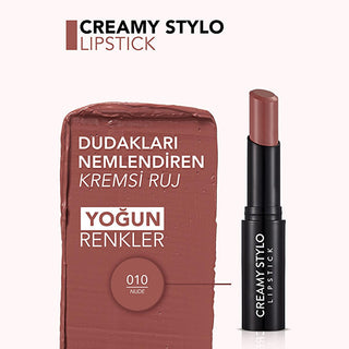 Flormar Nude Creamy Stylo Lipstick: Hydrating, High Pigment, Semi-Gloss Finish for Everyday Wear - Non-Drying, Twist-Up Design Flormar Nude Lipstick: Creamy, Hydrating & High Pigment creamy lipstick, moisturizing lipstick, semi-gloss lipstick, nude lipstick, high pigment lipstick, Flormar lipstick, hydrating lip color, non-drying lipstick, everyday lipstick, twist up lipstick, lipstick, lip color, lip gloss, moisturizing, hydrating, high pigment, creamy, semi-gloss, nude, everyday wear, twist up, makeup, be