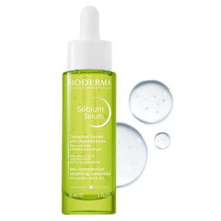 Bioderma Sebium Serum 30ml - Dermatologically Tested Facial Serum for Oily & Acne-Prone Skin, Hypoallergenic & Non-Comedogenic Bioderma Sebium Serum 30ml - Oily Skin Care Bioderma Sebium Serum, Acne prone skin serum, Oily skin care, Dermatologically tested serum, Hypoallergenic skincare, Non-comedogenic facial serum, Sebum control serum, Facial serum for oily skin, Skincare for oily skin, Acne treatment, Dermatologist recommended, Sensitive skin care, Anti-acne products, Oil control serum