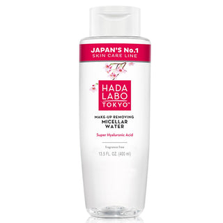 Hada Labo Tokyo Micellar Makeup Remover - Gentle, Hydrating, Fragrance-Free Skincare for Sensitive Skin, 13.53 fl oz Hada Labo Tokyo Micellar Makeup Remover - Gentle & Hydrating micellar makeup remover, hyaluronic acid skincare, sensitive skin friendly, fragrance-free skincare, Japanese skincare products, Hada Labo Tokyo, gentle makeup removal, effective skincare, hydration, skincare routine, makeup remover, cleansing water, sensitive skin care, hypoallergenic skincare, cosmetic remover, facial cleansing
