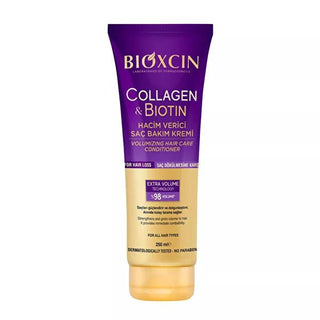 Bioxcin Collagen & Biotin Volumizing Hair Cream: Thicken & Strengthen Thin Hair, Anti-Hair Loss Treatment, Sensitive Scalp Formula Bioxcin: Volumizing Hair Cream with Collagen & Biotin collagen hair cream, biotin hair cream, volumizing hair cream, hair loss treatment cream, thin hair volumizer, hair strengthening cream, sensitive scalp hair cream, Bioxcin hair cream, hair care cream, hair volumizer, hair thickener, biotin, collagen, Bio-Activ Peptides, hair loss prevention, sensitive scalp, pH balanced, der