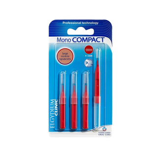 Elgydium Compact Toothbrush - Red Interface, Clinic Mono Design for Effective Oral Hygiene Elgydium Compact Toothbrush - Red Interface Toothbrush, Compact toothbrush, Elgydium Clinic Mono, Red toothbrush, Dental hygiene tool, Oral care, Manual toothbrush, Compact design, Professional dental care, Efficient cleaning, Travel toothbrush