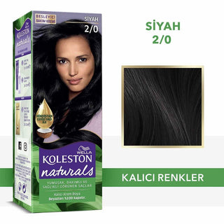 Wella Koleston Naturals 2/0 Intense Black Hair Dye: Long Lasting Color & Perfect Grey Coverage with Coconut Oil Wella Koleston Black Hair Dye: Grey Coverage & Coconut Oil black hair dye, hair color, grey coverage hair dye, long lasting hair color, Wella Koleston Naturals, at home hair dye, hair dye with coconut oil, permanent hair dye, hair color for grey hair, hair dye, hair coloring, grey hair solution, coconut oil hair treatment, at-home color, beauty, personal care, intense black, hair care, grey covera