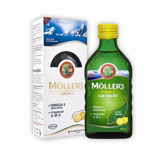 Möller's Fish Oil Syrup Lemon Flavored 250 ml