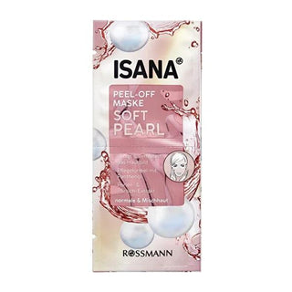 Isana Peel Off Face Mask Pink Pearl - Dermatologically Tested Skincare for Normal & Combination Skin - Brightening & Nourishing Facial Treatment Isana Peel Off Face Mask for Normal & Combination Skin peel off face mask, Isana face mask, panthenol face mask, dermatologically tested skincare, normal skin face mask, combination skin face mask, skincare, facial treatment, brightening face mask, nourishing face mask, panthenol skincare, peach extract skincare