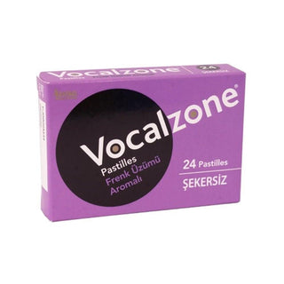 vocalzone sugar-free blackcurrant pastilles packaging, sugar-free throat pastilles with blackcurrant flavor Vocalzone Sugar-Free Blackcurrant Pastilles - 24 Count Vocalzone Sugar-Free Blackcurrant Pastilles vocalzone, sugar-free, blackcurrant, throat-soothing, pastilles, candy, refreshing, adults, herbal, ai-generated