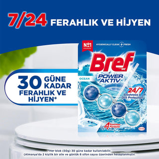 bref power aktiv ocean toilet block, toilet block cleaning agent, bref toilet block single unit, toilet cleaner ocean scent, powerful lime scale prevention toilet block Bref Power Aktiv Ocean Toilet Block - Powerful Cleaning & Long-Lasting Freshness | Single Unit Bref Power Aktiv Ocean Toilet Block bref, toilet-block, cleaning-supplies, lime-scale-prevention, ocean-scent, household-cleaners, powerful-cleaning, long-lasting-freshness, ai-generated, single-unit