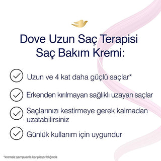 Dove Ultra Care Long Hair Therapy Conditioner - Repair Damaged Hair & Split Ends, Vegan & Cruelty-Free - 11.83 fl oz Dove Long Hair Therapy: Repair Damage & Split Ends - Vegan hair conditioner, long hair care, damaged hair treatment, split ends repair, vegan hair conditioner, cruelty-free hair care, hair growth conditioner, Dove hair conditioner, hair moisturizing conditioner, hair therapy conditioner, long hair, hair repair, split ends, breakage, vegan, cruelty-free, PETA approved, Bio-Restore Complex, Cer