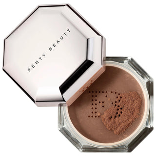 Fenty Beauty Pro Filt'r: Instant Retouch Setting Powder - Weightless, Shine Control, Pore Blurring, Photo-Ready Finish Fenty Beauty Setting Powder: Shine Control & Photo-Ready! setting powder, loose setting powder, retouch setting powder, shine control powder, pore blurring powder, photo-ready powder, cruelty-free setting powder, long-lasting makeup setting powder, translucent setting powder, weightless setting powder, makeup, face powder, finishing powder, makeup setting, oil control, poreless finish, flaw