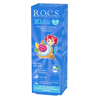 Rocs Kids Children's Toothpaste: Fluoride-Free Cavity Protection with Delicious Fruit Flavor for Ages 3-7 Rocs Kids Toothpaste: Fluoride-Free Cavity Protection for Kids children's toothpaste, kids toothpaste, fluoride-free toothpaste for kids, cavity protection toothpaste for children, fruit flavored toothpaste for kids, toothpaste for 3 year old, toothpaste for 7 year old, Rocs Kids toothpaste, toothpaste for toddlers, kids dental care, children's oral hygiene, xylitol toothpaste, flavored toothpaste, todd