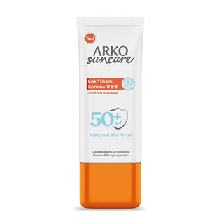 Arko Sun Care SPF50+ Moisturizing Face Sunscreen: UVA/UVB Protection, Non-Greasy, Ocean Friendly - Daily Sun Protection for Sensitive Skin Arko SPF50+ Face Sunscreen: Sensitive Skin UVA/UVB Protection SPF50+ sunscreen, face sunscreen, sensitive skin sunscreen, uva uvb protection, water resistant sunscreen, moisturizing sunscreen, ocean friendly sunscreen, non greasy sunscreen, sunscreen for daily use, sun protection for face, sunscreen, sunblock, facial sunscreen, daily sunscreen, sensitive skin care, water