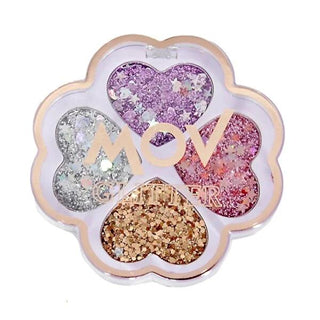 Mov Yonca Glitter Far Paleti No: 1 - Cosmetic Eyeshadow Palette with High-Pigment, Long-Lasting Wear Mov Yonca Glitter Eyeshadow Palette - Long Lasting & High Pigment cosmetic eyeshadow palette, sedefli eyeshadow, glitter eyeshadow, long-lasting eyeshadow, high-pigment eyeshadow, beauty essentials, makeup for special occasions, eyeshadow for daily wear, luxury makeup products, Mov Yonca, Glitter Far Paleti No: 1