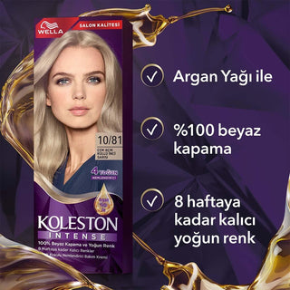 Wella Koleston Intense Ash Blonde Hair Dye: 100% Gray Coverage, Long Lasting Color, Argan Oil - Light Ash Pearl Blonde Wella Koleston Ash Blonde Hair Dye: Gray Coverage & Argan Oil hair dye, permanent hair color, gray hair coverage, argan oil hair dye, long lasting hair dye, wella koleston, ash blonde hair dye, light ash pearl blonde hair dye, hair color for gray hair, intense hair color, hair color, dye, permanent color, gray coverage, argan oil, long lasting, wella, koleston, ash blonde, light ash pearl b