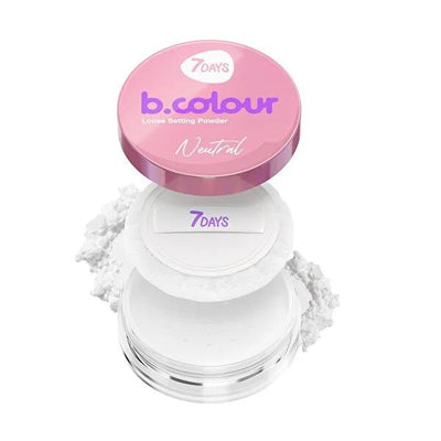 7Days Matte Setting Powder for Smooth, Oil-Controlled Skin - Microelement Rich Face Powder