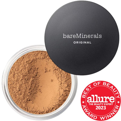 bareMinerals Original Loose Talc-Free Mineral Powder Foundation SPF 15: Natural Finish, Buildable Coverage, Vegan & Crue