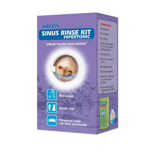 Abfen Sinus Rinse Kit Hipertonic - Effective Nasal Irrigation for Sinus Relief & Congestion Abfen Sinus Rinse Kit Hipertonic for Sinus Relief sinus rinse kit, nasal irrigation, hypertonic saline solution, sinus relief, nasal congestion, sinusitis relief, allergy relief, nasal hygiene, sinus health, Abfen