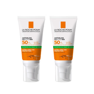 La Roche-Posay Anthelios UVMune400 SPF 50+ Oil Control Sunscreen - 2 x 50ml - UVA/UVB Protection for Oily, Acne-Prone Skin La Roche-Posay SPF 50+ Sunscreen: Oil Control & UVA/UVB Protection La Roche Posay sunscreen, SPF 50+ sunscreen, Oil control sunscreen, UVMune400 sunscreen, Sunscreen for oily skin, Facial sunscreen SPF 50+, Sun protection for acne-prone skin, La Roche Posay Anthelios, UVA UVB protection, Sunscreen 50 ml, sunscreen, SPF, oil control, oily skin, acne-prone skin, UVA protection, UVB protec