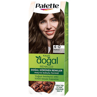 Palette Natural Permanent Hair Dye 4-0 Brown - Long-Lasting, Natural Ingredients Palette Natural Hair Dye 4-0 Brown - Long Lasting natural hair dye, permanent hair color, long-lasting hair dye, brown hair dye, natural ingredients hair care, hair coloring, natural hair care, Palette hair dye, 4-0 Brown hair dye