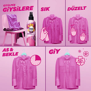 Yumos Jet Fresh Fabric Refreshing Spray Orkide Fragrance 6.76 fl oz - Quick Refresh, De-Wrinkle, Dermatologically Tested Yumos Jet Fresh Spray - Quick Refresh & De-Wrinkle fabric refreshing spray, clothing refresher, de-wrinkle spray, Yumos Jet Fresh, Orkide fragrance, quick refresh, dermatologically tested, fabric care, laundry convenience, freshness guaranteed, anti-wrinkle spray, travel essentials, busy professional, garment care, Yumos Extra softener, nonionic active ingredient, perfume, Benzisothiazoli