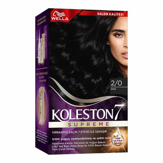 Wella Koleston Supreme Black Hair Dye: Intense Color, Gray Coverage & Conditioning - Complete At-Home Hair Color Kit Wella Black Hair Dye: Intense Color & Gray Coverage at Home hair dye, permanent hair color, at home hair color, black hair dye, hair color kit, gray hair coverage, hair coloring, hair dye with conditioner, hair color, hair dye for women, hair dye for men, black hair, dark hair dye, long lasting hair color, hair conditioning, hair treatment, color reactivator, oil treatment, plex oil care, at-