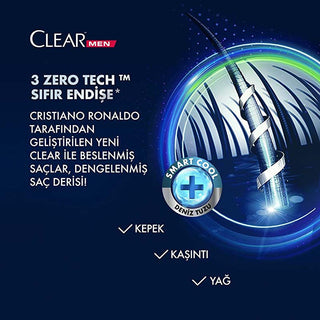 Clear Men Shampoo Legend Cristiano Ronaldo Limited Edition - Front View, Clear Men Anti-Dandruff Shampoo - Product Features, Clear Men Shampoo 350ml - Application Clear Men Shampoo Legend by CR7 Cristiano Ronaldo - Anti-Dandruff Formula for Men | 350 ml Clear Men Shampoo by Cristiano Ronaldo - 350ml clear-men-shampoo, cr7-shampoo, anti-dandruff, men-hair-care, nourishing-shampoo, sea-salt-formula, scalp-care, 3zero-tech, men-beauty, ai-generated