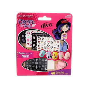 Kiss Broadway Nail Art Kit - 48 Colored Nails, Press-On Tabs & Stickers for Creative DIY Nail Art Kiss Broadway Nail Art Kit - Creative DIY Nail Art nail art kit, DIY nail art, children's nail art, press-on nails, nail stickers, beauty products, nail care, creative activities for kids, adhesive-free nail decoration, nail art supplies, Kiss Broadway Nails