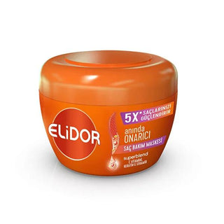 Elidor Instant Repair Hair Mask 5.41 fl oz - Nourishing & Strengthening Treatment for Damaged Hair Elidor Instant Repair Hair Mask - Strengthens & Nourishes hair mask, instant repair hair mask, damaged hair repair, heat-treated hair care, nourishing hair mask, hair care, hair treatment, Elidor, vitamins for hair, keratin hair mask, seramid hair care