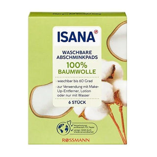 Isana Reusable Cotton Pads - Eco-Friendly Skincare, Gentle Makeup Remover, Washable Cotton Disks (6-Pack) Isana Reusable Cotton Pads - Eco-Friendly Makeup Remover reusable cotton pads, eco-friendly skincare, sustainable beauty products, gentle makeup remover, washable cotton disks, cotton pads, skincare routine, makeup removal, sustainable living, eco-friendly products, sensitive skin, hypoallergenic, durable, versatile, cost-effective