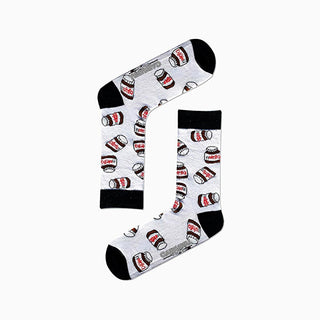Carnaval Novelty Fast Food Socks Set - 5 Pairs of Comfortable Cotton-Themed Socks for Everyday Wear Carnaval Fast Food Socks Set - Comfortable Novelty Socks novelty socks, themed socks, fast food socks, cotton socks, multipack socks, casual footwear, comfortable socks, fun socks, gift ideas, sock sets, Carnaval socks