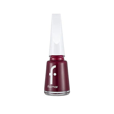 Flormar Nail Enamel - Baroque Bordeaux | Vibrant Nail Polish for Smooth, Long-Lasting Finish