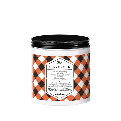 Davines The Quick Fix Circle Hair Mask: Fast Acting Hair Treatment for Conditioning & Repair - 750 ml