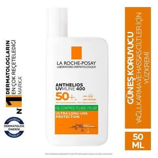 la roche posay oil control fluid sunscreen in 50 ml bottle, applying la roche posay oil control fluid sunscreen La Roche Posay Oil Control Fluid Sunscreen - SPF 50 | 50 ml La Roche Posay Oil Control Fluid Sunscreen SPF 50 la-roche-posay, oil-control-sunscreen, spf-50, acne-prone-skin, sensitive-skin, oily-skin, non-comedogenic, water-resistant, salicylic-acid, ai-generated