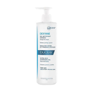 Ducray Dexyane Cleansing Gel: Gentle, Hypoallergenic Cleanser for Very Dry & Sensitive Skin - Paraben & Fragrance-Free, Ideal for Babies, Kids & Adults (400ml) Ducray Dexyane: Gentle Cleansing Gel for Dry, Sensitive Skin Ducray Dexyane Cleansing Gel, cleansing gel for dry skin, hypoallergenic cleansing gel, fragrance free cleanser, paraben free cleanser, baby cleansing gel, dry skin cleanser, sensitive skin cleanser, cleansing gel, dry skin, sensitive skin, eczema, baby wash, baby shampoo, gentle cleanser, 