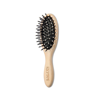 Salon Profesyonel Bambuline Saç Açıcı Küçük Oval Fırça 6120 - Professional Hair Lightening Brush for Salon Use