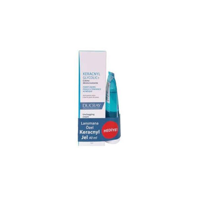 Ducray Keracnyl: Acne Treatment Kit - Oily Skin Cleanser, Blackhead Removal, and Skin Texture Cream - Achieve Clear, Mat